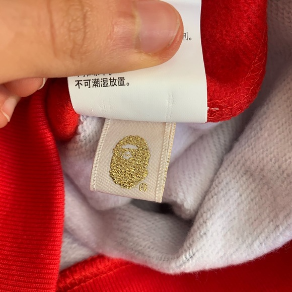 Bape A Bathing Ape United Kingdom Shark Hoodie - Picture 6 of 8